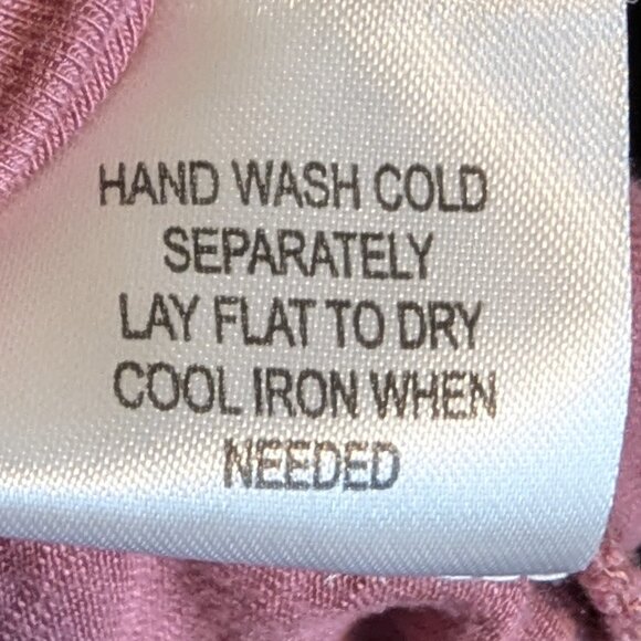Modcloth Keyhole Neckline Mauve/Rose Tee, Size 2X - Picture 6 of 9